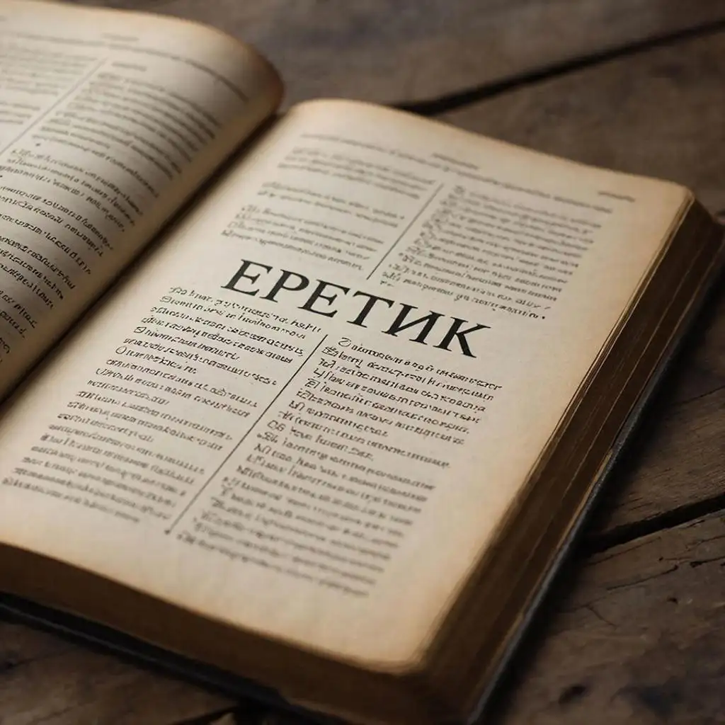 Еретик: на какой слог падает ударение?