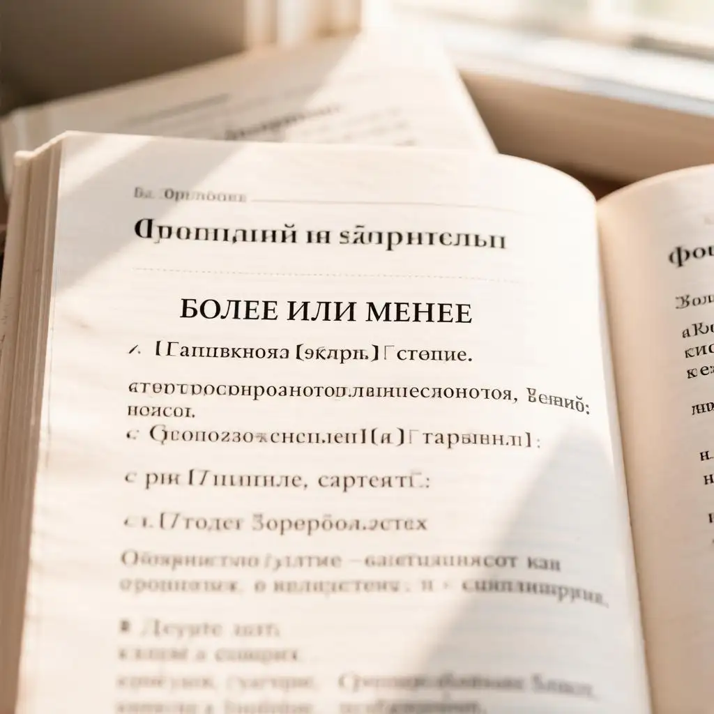 «Более или менее»: как правильно пишется?