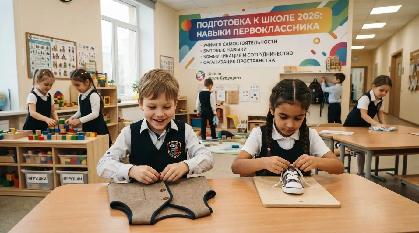 Подготовка первоклассника к школе в 2026: главное — не умение читать